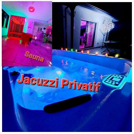 Un Sejour Romantique En Couple Avec Jacuzzi Prive Chromotherapie Jardin Maison Privee Ychoux Εξωτερικό φωτογραφία